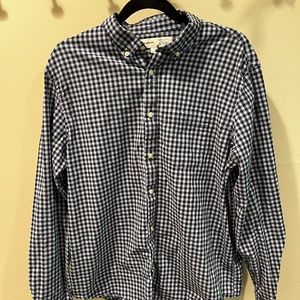 Old Navy Checkered Button-Down Shirt. Men's Large